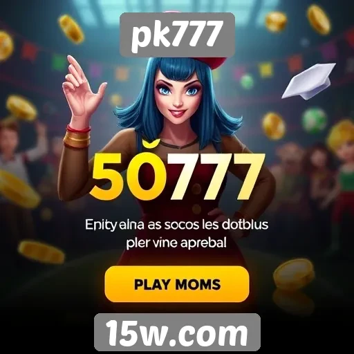 Recursos de bônus disponíveis no pk777